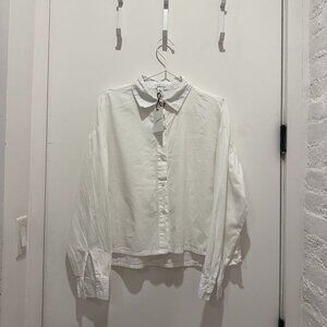 Cotton Cropped button down
